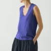 Mouwloos T-shirt van katoen