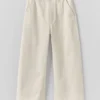 Ontspannen denimbroek met wijde pijpen
