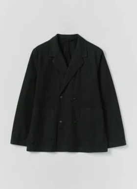 Overgeverfde katoenen blazer met micro-piepkruitmotief