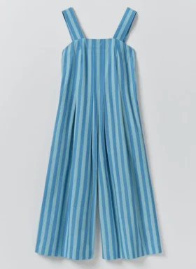Oyo gestreepte katoenen Jumpsuit