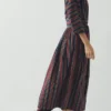 Pantry Stripe katoenen wikkeljurk