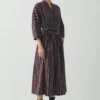 Pantry Stripe katoenen wikkeljurk