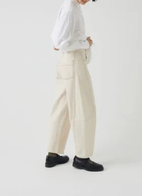 sculpturale denim broek met naden 2 280x385 - Sculpturale denim broek met naden