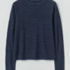 Striped Wool Cashmere Neat Trui
