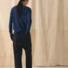 Striped Wool Cashmere Neat Trui
