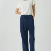 Suki denim broek met panelen