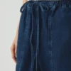 Suki denim broek met panelen