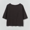T-shirt van katoen-hennepjersey