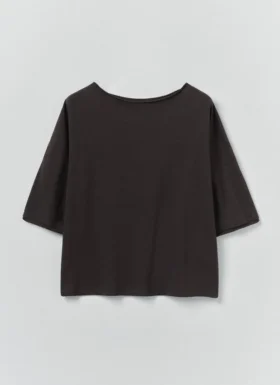 T-shirt van katoen-hennepjersey