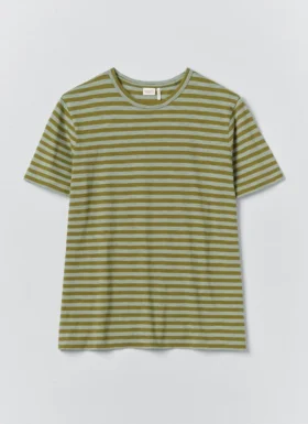 Theo gestreept lichtgewicht katoen T-shirt