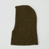 Wollen alpaca bouclé-capuchon