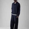 Wollen trui met halve knoopsluiting