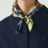 Zijden bandana met abstract stilleven