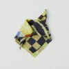 Zijden bandana met abstract stilleven